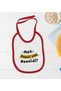 Hopaliyim Patterned Red Baby Bodysuit and Bib Gift Set-1, 0–3 Months - 3