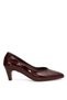 Elit Pm559 K6001 Women's Classic High-Heeled Shoes, Burgundy.