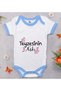 Bk Kids Aunt's Love Design Blue Baby Bodysuit - 1, 12-18 Months.