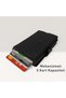 Genuine Leather Card Holder Wallet with Snap Closure and RFID Protection - 2