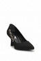 Elit Mst1176Z Women's Classic High-Heeled Shoes, Black. - 2