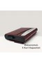 Genuine Leather Card Holder Wallet with Snap Closure and RFID Protection - 3