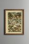 Reptiles - Vintage Patterned Painting - Slim Model
