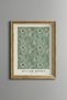 Classic Pattern with Blue Flowers - Vintage Patterned Painting - Slim Model