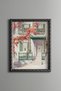 Decorative Iron Door - Vintage Patterned Painting - Slim Model
