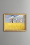 Harvesters - Vintage Patterned Painting - Fine Model