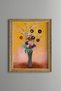 Floral Vase - Vintage Patterned Painting - Slim Model