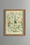 Wildflower Collection - Vintage Patterned Painting - Slim Frame