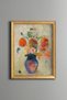 Colorful Flowers in a Vase - Vintage Patterned Painting - Slim Model