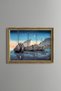 Sailors in Inatori Bay - Vintage Patterned Painting - Slim Model