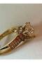 Steel Ring Original Xuping Quality Zircon Stone Gold - 3