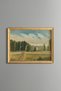Country House - Vintage Patterned Painting - Fine Model