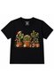 Christmas Cactus Trio - Festive Holiday Lights Graphic Kids' T-Shirt for Boys and Girls