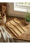 4 Piece Bamboo Kitchen Set - 35.5X26 cm Bamboo Cutting Board & 3-Piece Spoon Spatula Set - 3