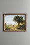 Woodland Landscape - Vintage Patterned Painting - Slim Model
