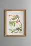 Floral Bird Branch - Vintage Patterned Painting - Slim Model