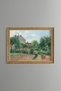 Country House Garden - Vintage Patterned Painting - Fine Model