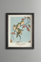 Birds in the Branch - Vintage Patterned Painting - Slim Model