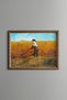 Yeni Tarlada Gazi - Vintage Patterned Painting - Slim Model