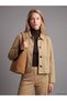 Esvab • Modern & Distinctive Shirt Collar Suede Look Women's Jacket - 2