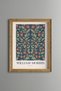 Navy Blue Garden Pattern - Vintage Patterned Painting - Slim Model