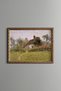 Country House and Garden - Vintage Patterned Painting - Slim Model