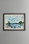 Pont-Aven Landscape - Vintage Patterned Painting - Slim Model
