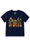 Christmas Cactus Trio - Festive Holiday Lights Graphic Kids' T-Shirt for Boys and Girls