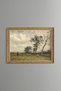 Woodland Landscape - Vintage Patterned Painting - Slim Model