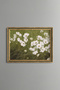 White Daisies - Vintage Patterned Painting - Slim Model
