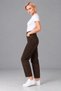 Coffee Brown Women's High-Waisted Mom Jeans - 4