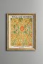Golden Yellow Floral Pattern - Vintage Patterned Painting - Slim Model