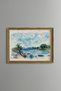 Pont-Aven Landscape - Vintage Patterned Painting - Slim Model