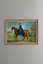 The Countess of Coningsby on Horseback - Vintage Patterned Painting - Slim Model