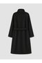 Peak New Season Black Plus Size Women's Cashmere Coat - 6