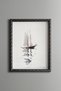 Two-Masted Sailing Ship and Sandal - Vintage Patterned Painting - Slim Model
