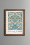 Blue and Yellow Floral Pattern - Vintage Patterned Painting - Slim Model