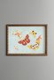 Japanese Butterflies - Vintage Patterned Painting - Slim Model