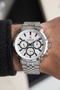 White Dial, Steel, Stainless Steel Strap, 2-Year Warranty, Men's Wristwatch. - 2