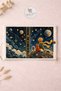 Vintage Retro & Aesthetic Series Patterned Book Cover |   A5 Book Protector - 4