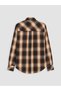 Peak New Season Brown Plaid Women's Lumberjack Shirt - 7