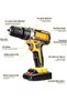 48V Cordless Drill Set with Lithium Ion Battery with 24 Piece Kit - 2