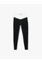 Asymmetrical High-Waisted Slim Fit Color Block Interlock Sports Leggings - 5