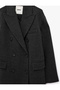 Long-Sleeved, Button-Down, Pocketed, Wrap-Style Cashmere Long Coat. - 7