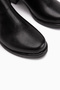 Hope Black Buckled Chunky Heel Women's Boots - 5