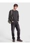Peak New Season Anthracite Crew Neck Men's Thick Sweatshirt - 2