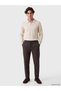 Peak New Season Beige Polo Collar Wool Blend Men's Knit Sweater - 2