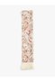 Long Scarf Bandana with Shawl Pattern and Tassels, Made of Viscose Fabric.