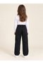 Trendy Girls' Black Printed Denim Jeans. - 2