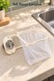 Sink Strainer Mesh Holder with Vacuum-Sealed Sink Waste Strainer Holder and a Set of 50 Replacement Meshes - 2
